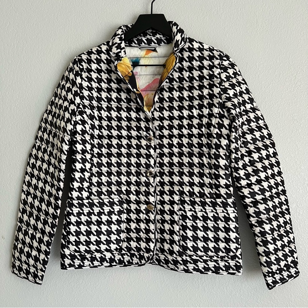 Bosideng Womens Houndstooth Down Jacket Size XS